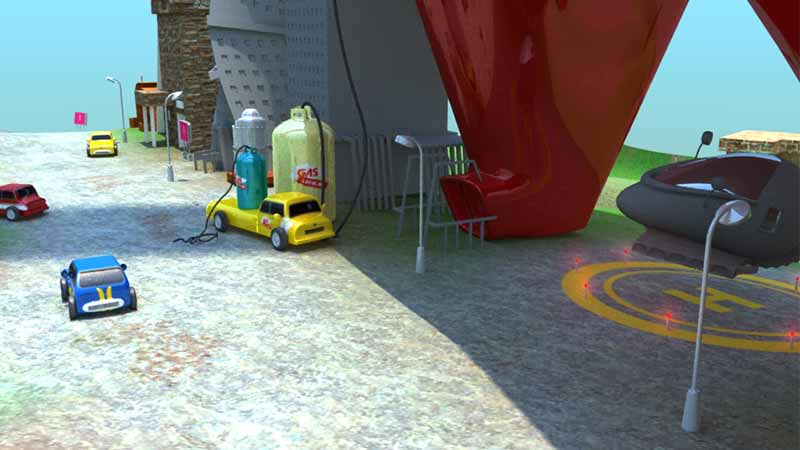 Victor Nwokoye 3D Environment Modelling for Gaming - daytime render Close shot