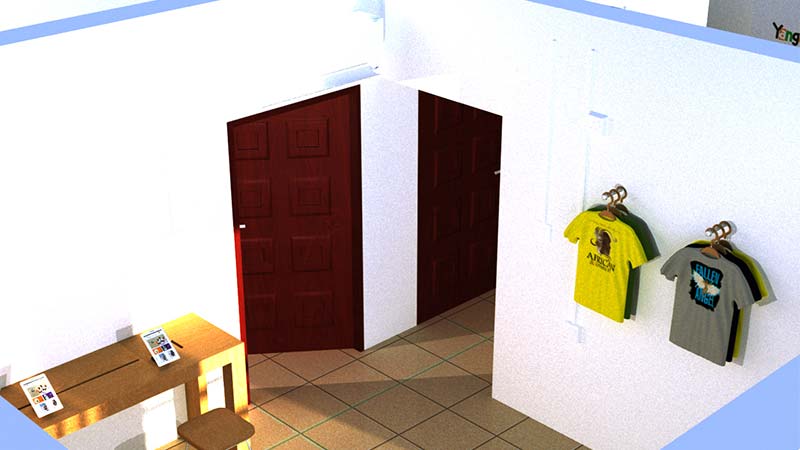 Victor Nwokoye 3D prototype for Yangah office remodel (first slide)