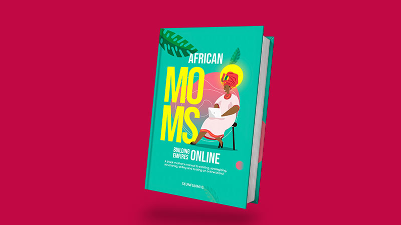 Victor Nwokoye Closed book design on african moms building empires online - Blue-Green
