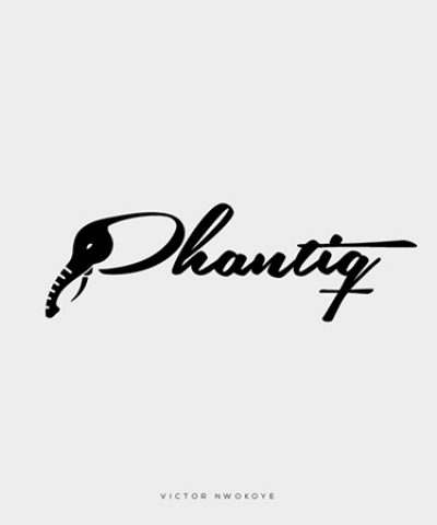 Victor Nwokoye black Logo design for Phantiq